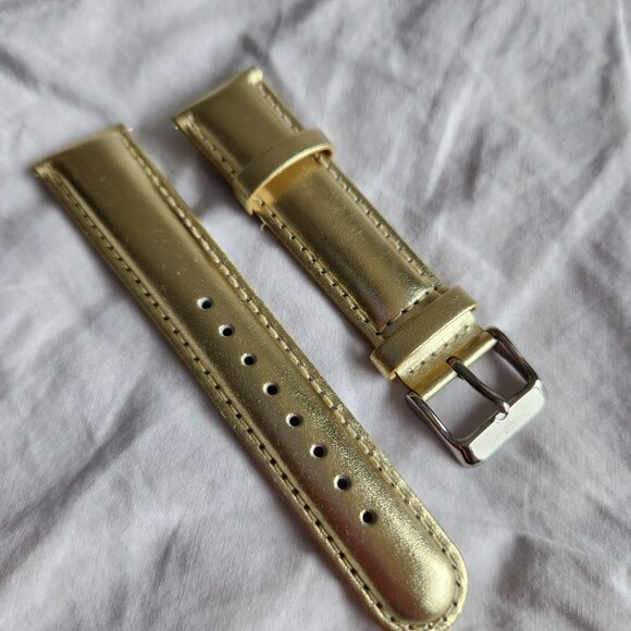 LIKE NEW INVICTA Lupah 20MM Genuine Leather Watch Bands Metallic Colors Set of 4 - Picture 7 of 10